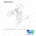 460105-00178 VALVE,THROTTLE;GROUP_PSI 4.3L - full parts diagram, item 10 marked - genuine Doosan / Bobcat forklift part
