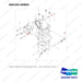 460105-00805 VALVE,THROTTLE;GROUP_PSI 4.3L - full parts diagram, item 2 marked - genuine Doosan / Bobcat forklift part