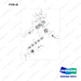460105-01505 AXLE ASSY,DRIVE;DD20C - full parts diagram, item 46 marked - genuine Doosan / Bobcat forklift part