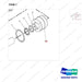 4J9224 CYLINDER GP - SIDE SHIFTER - parts diagram, item 7 shown - genuine Doosan / Bobcat forklift part