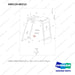 500119-00213 CABIN GROUP,MODULAR C - full parts diagram, item 1-04 marked - genuine Doosan / Bobcat forklift part