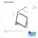 500119-00405 FRONT LAMINATED GLASS;FULL CABIN, D40S-5 - parts diagram, item 1 shown - genuine Doosan / Bobcat forklift part