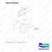 500119-00560 GLASS;GROUP - full parts diagram, item 2 marked - genuine Doosan / Bobcat forklift part