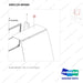 500119-00560 GLASS;GROUP - parts diagram, item 2 shown - genuine Doosan / Bobcat forklift part