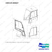 500119-00667 DOOR ASSY,SIDE;LH - full parts diagram, item 3 marked - genuine Doosan / Bobcat forklift part