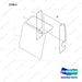 500119-00993 GLASS,CABIN;100MM HIGH - full parts diagram, item 5 marked - genuine Doosan / Bobcat forklift part