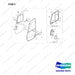 500119-01073 DOOR ASSY,SIDE;RH - full parts diagram, item 5 marked - genuine Doosan / Bobcat forklift part