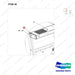 500139-00283 CONDITIONER,AIR - parts diagram, item 38 shown - genuine Doosan / Bobcat forklift part