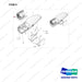 500139-00565 ARM SUB ASSY;FINGERTIP, 4WAY - full parts diagram, item 9 marked - genuine Doosan / Bobcat forklift part
