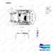 5I0215 CHANGE AR-SOUND SUPPRESSION - parts diagram, item 8 shown - genuine Doosan / Bobcat forklift part