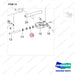 610-0082 Fork Frame Assy For 93” Tandem - parts diagram, item 14 shown - genuine Doosan / Bobcat forklift part