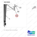 610-0444 TF - Mast  M1 - parts diagram, item 52 shown - genuine Doosan / Bobcat forklift part
