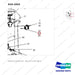 610-1042 Electrical Equipment - parts diagram, item 22 shown - genuine Doosan / Bobcat forklift part
