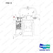 610-1096 Electrical Equipment - full parts diagram, item 14 marked - genuine Doosan / Bobcat forklift part