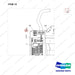 610-1096 Electrical Equipment - parts diagram, item 14 shown - genuine Doosan / Bobcat forklift part