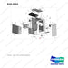 610-2652 Frame - full parts diagram, item 13 marked - genuine Doosan / Bobcat forklift part