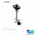 620-0097 Tiller Arm - full parts diagram, item 4 marked - genuine Doosan / Bobcat forklift part
