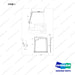 620204-01123 CABIN GROUP,MODULAR;FRAME - full parts diagram, item 1 marked - genuine Doosan / Bobcat forklift part