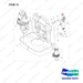 630-1135 Rear Frame - full parts diagram, item 13 marked - genuine Doosan / Bobcat forklift part