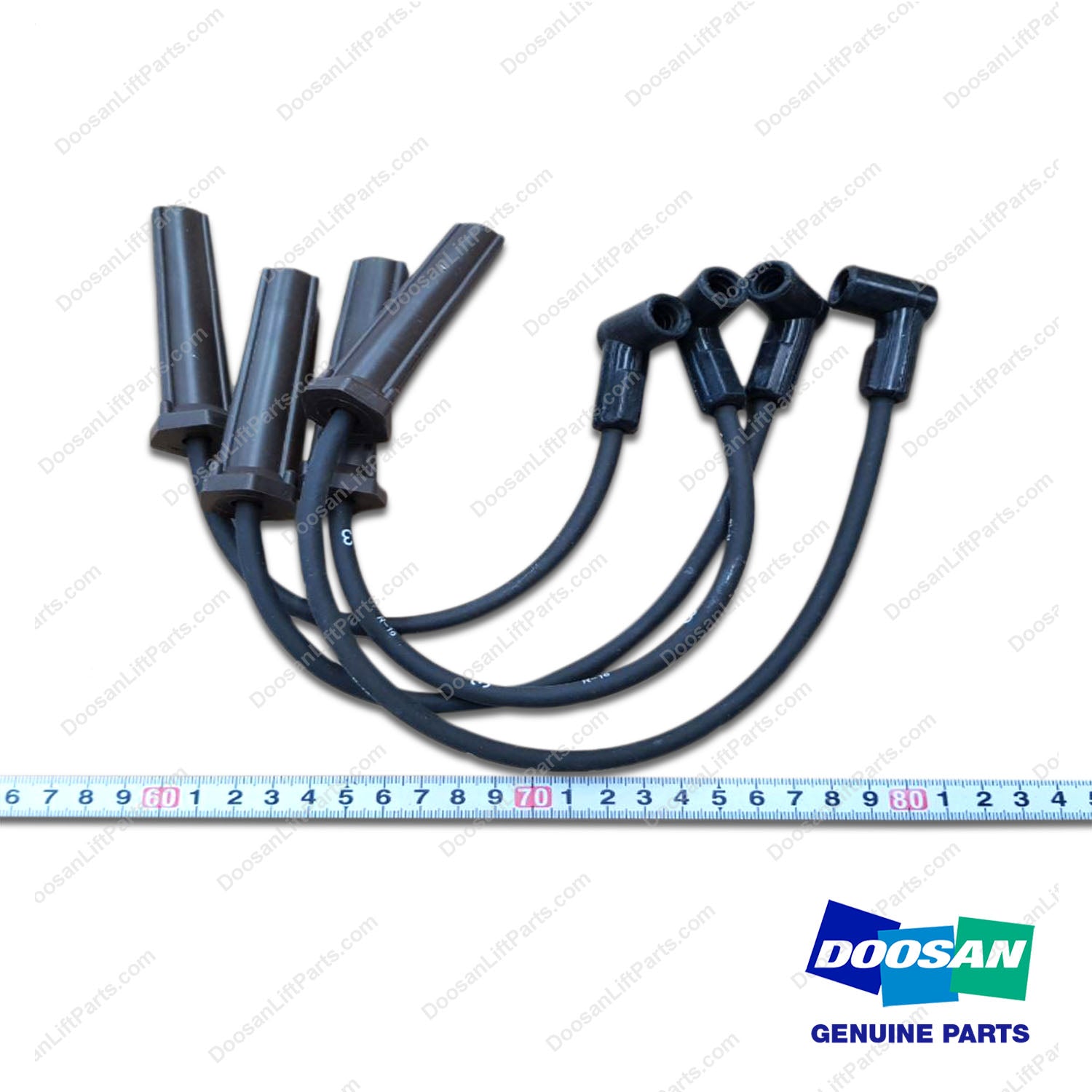 Wire Set(4 Plug Wires Only) - Doosan Forklift Part 640101-00058