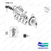 65.01110-0042 CRANK AS - parts diagram, item 13-3 shown - genuine Doosan / Bobcat forklift part
