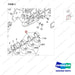 65.01110-6094B BLOCK,CYLINDER - parts diagram, item 3 shown - genuine Doosan / Bobcat forklift part