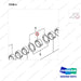 65.01110-6355 DRIVING SYSTEM - (TIRE II & STAGE II CERTIFIED TRUCK) - parts diagram, item 4 shown - genuine Doosan / Bobcat forklift part