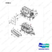 65.01201-0061 CYLINDER BLOCK - full parts diagram, item 2 marked - genuine Doosan / Bobcat forklift part