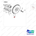 65.02301-5032 CRANK AS - parts diagram, item 6 shown - genuine Doosan / Bobcat forklift part