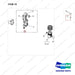 65.02413-0001 DRIVING SYSTEM GP - parts diagram, item 19 shown - genuine Doosan / Bobcat forklift part