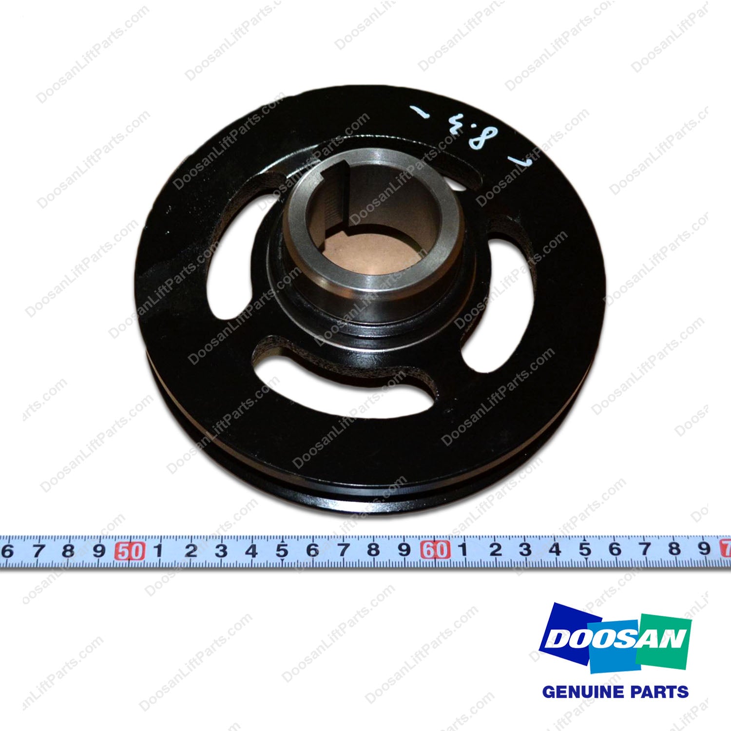 Pulley,Crankshaft - Doosan Forklift Part 65.02601-0169A