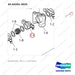 65.04201-5025 ROCKER ARM - parts diagram, item 1-1 shown - genuine Doosan / Bobcat forklift part