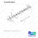 65.04209-0002A ROCKER ARM - full parts diagram, item 1-14 marked - genuine Doosan / Bobcat forklift part