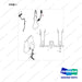 65.05701-5128 OIL PIPE - full parts diagram, item 1 marked - genuine Doosan / Bobcat forklift part