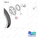 65.06504-0030A COOLING FAN - parts diagram, item 3-2 shown - genuine Doosan / Bobcat forklift part