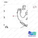 65.08101-0124A INLET AND EXHAUST MANIFOLD - parts diagram, item 1 shown - genuine Doosan / Bobcat forklift part