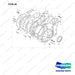65.11401-5007 TIMING GEAR CASE - full parts diagram, item 28 marked - genuine Doosan / Bobcat forklift part