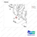 65.11401-5007 TIMING GEAR CASE - parts diagram, item 28 shown - genuine Doosan / Bobcat forklift part