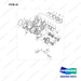 65.38520-0002 TIMING GEAR CASE & POWER TAKE OFF GP - full parts diagram, item 24 marked - genuine Doosan / Bobcat forklift part