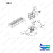 65.54120-5027 AIR COMPRESSOR - full parts diagram, item 20 marked - genuine Doosan / Bobcat forklift part