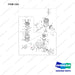65.54871-0001 AIR COMPRESSOR - full parts diagram, item 1AG marked - genuine Doosan / Bobcat forklift part