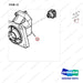 65.73401-0411 STARTER AS - parts diagram, item 12 shown - genuine Doosan / Bobcat forklift part