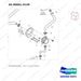 65.90001-0139 PIPE,BREATHER - parts diagram, item 4 shown - genuine Doosan / Bobcat forklift part