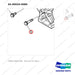 65.90020-0080 TIMING GEAR CASE - parts diagram, item 5 shown - genuine Doosan / Bobcat forklift part