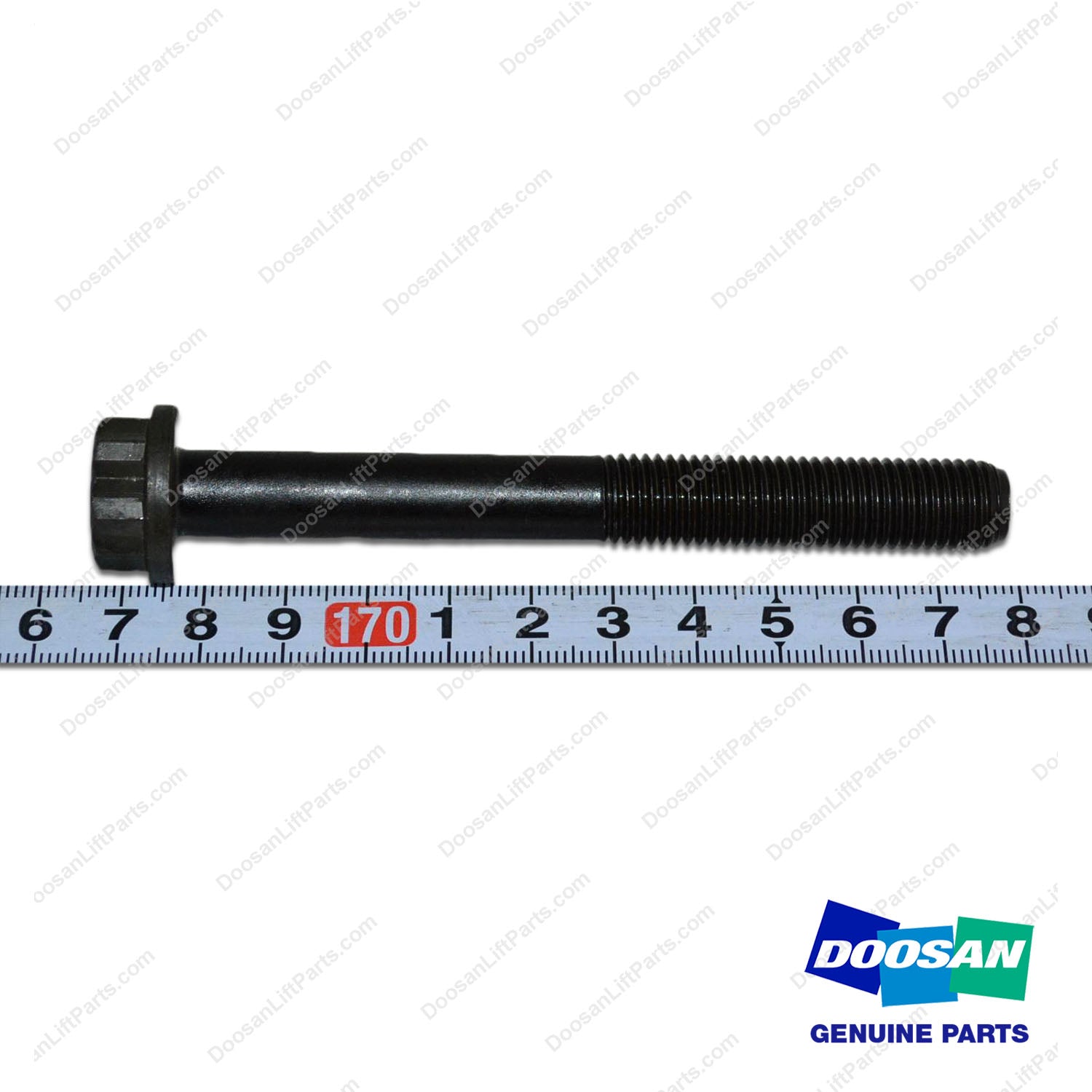 Bolt M12 X 1.5 X 102MM 10.9Y - Doosan Forklift Part 65.90021-0003