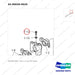 65.90030-0020 ROCKER ARM - parts diagram, item 1-12 shown - genuine Doosan / Bobcat forklift part