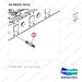 65.90201-0113 CYLINDER HEAD - parts diagram, item 5 shown - genuine Doosan / Bobcat forklift part