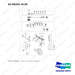 65.90201-0128 WIRE HARNESS - full parts diagram, item 13 marked - genuine Doosan / Bobcat forklift part