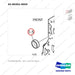 65.90302-0059 CYLINDER BLOCK - parts diagram, item 1-5 shown - genuine Doosan / Bobcat forklift part