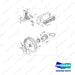 65.90310-0135 COOLING WATER PUMP - DISC - full parts diagram - genuine Doosan / Bobcat forklift part